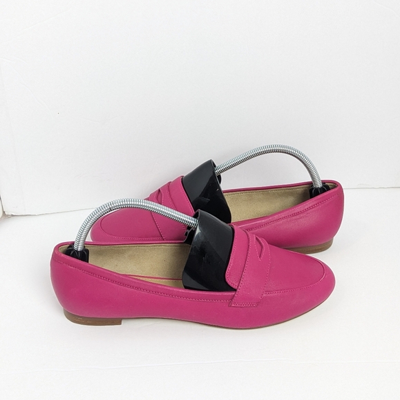 NWOT Talbot's pink leather loafers - Picture 15 of 16